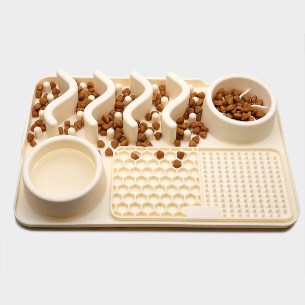 Dog Silicone Licking Pad Pet Licking Mat Silicone Smelling Mat Multifunctional Food Bowl Pets Supplies - Yahko Merchandise