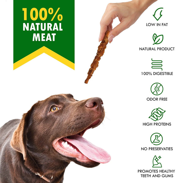 Dog Smoked Rawhide Sticks Wrapped Chicken Pet Natural Chew Treats Grain Free Organic Meat Healthy Human Grade Dried Snacks In Bulk - Yahko Merchandise