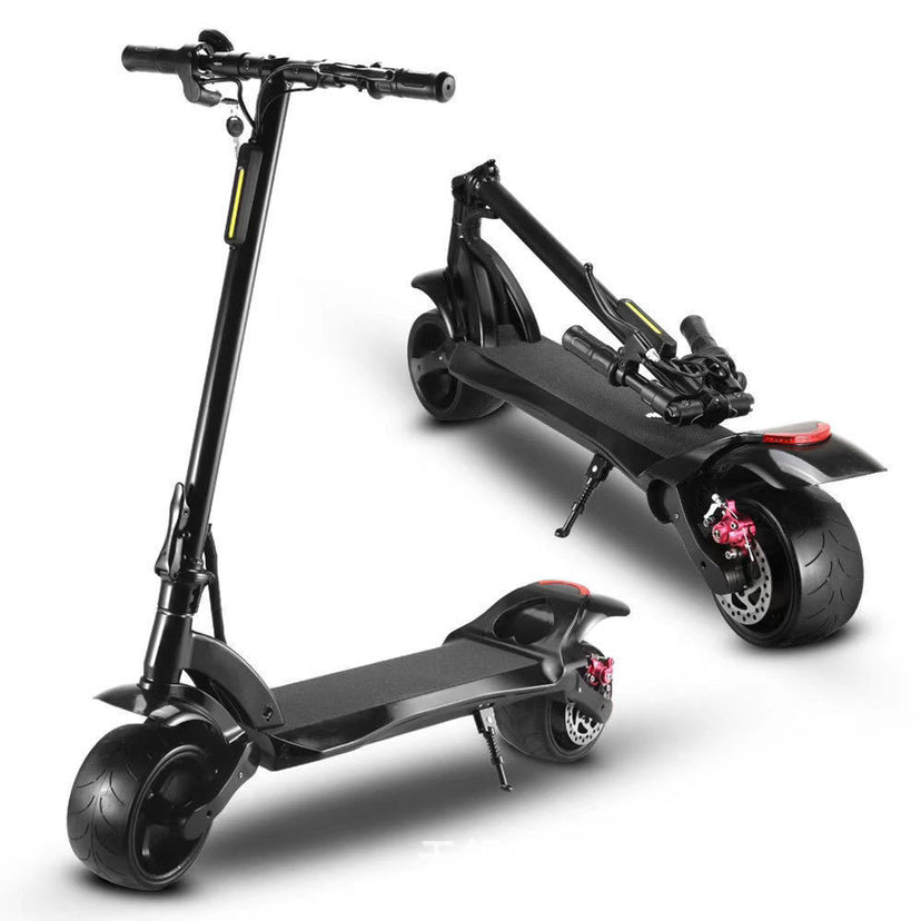 Double Drive Folding Scooter With Wide Tires - Yahko Merchandise
