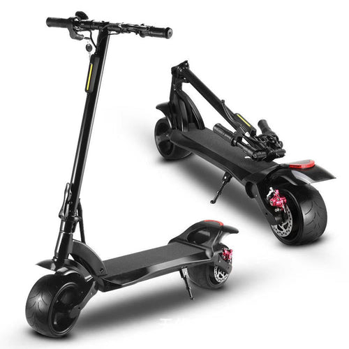 Double Drive Folding Scooter With Wide Tires - Yahko Merchandise