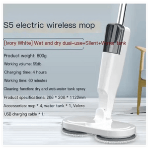 Double Head Electric Spin Mop - Yahko Merchandise