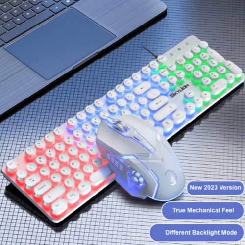 Dragon LED Backlight Gaming USB Wired Keyboard Mouse Set - Yahko Merchandise