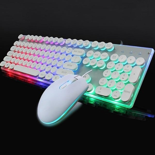 Dragon LED Backlight Gaming USB Wired Keyboard Mouse Set - Yahko Merchandise