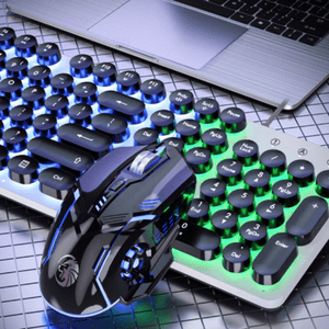 Dragon LED Backlight Gaming USB Wired Keyboard Mouse Set - Yahko Merchandise