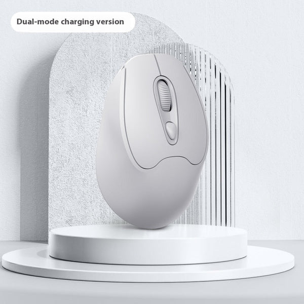 Dual - mode Bluetooth Wireless Mouse Charging Mute Office Game Applicable To Mobile Phones And Tablets - Yahko Merchandise