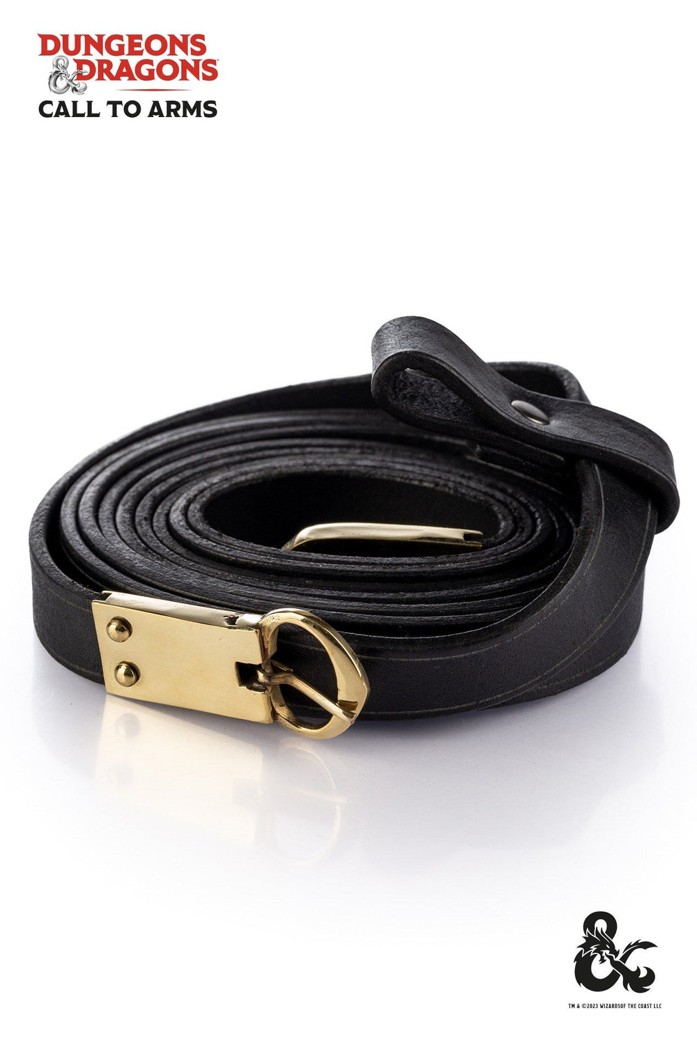 Dungeons & Dragons Double Leather Belt Black - Yahko Merchandise