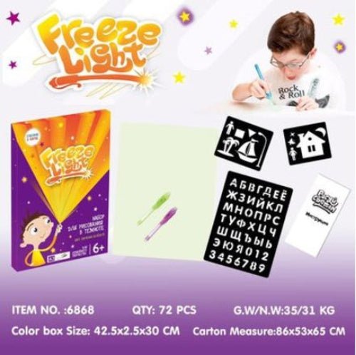 Educational Toy Drawing Pad 3D Magic 8 Light Effects Puzzle Board - Yahko Merchandise