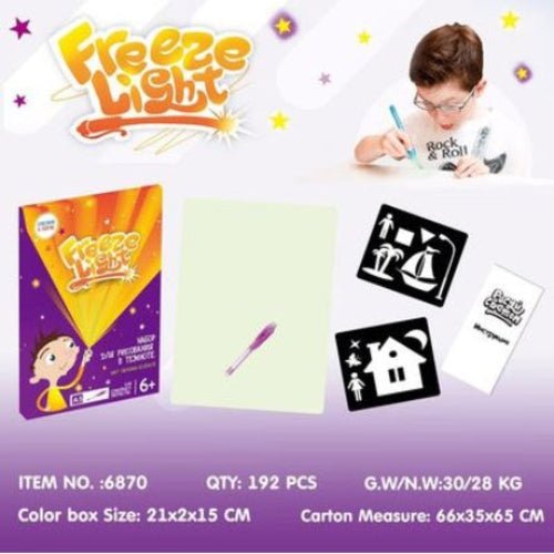 Educational Toy Drawing Pad 3D Magic 8 Light Effects Puzzle Board - Yahko Merchandise