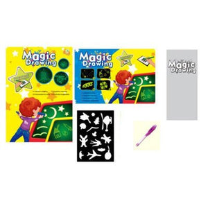 Educational Toy Drawing Pad 3D Magic 8 Light Effects Puzzle Board - Yahko Merchandise