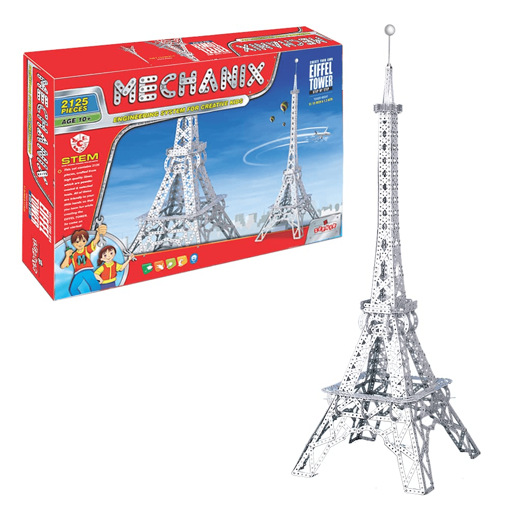 Eiffel Tower, STEAM Educational Toy, Building and Construction Set, - Yahko Merchandise