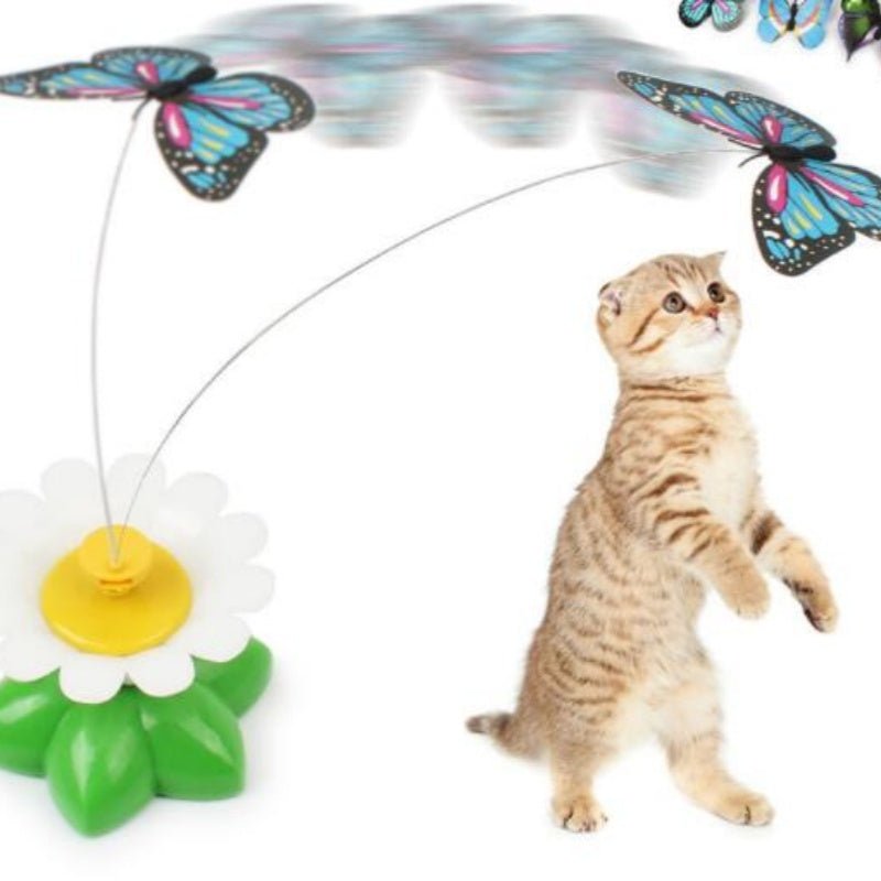 Electric Automatic Rotating Flower Pet Products - Yahko Merchandise