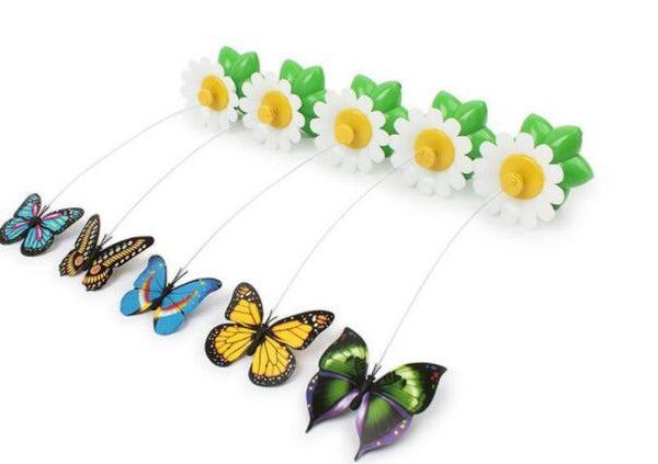 Electric Automatic Rotating Flower Pet Products - Yahko Merchandise