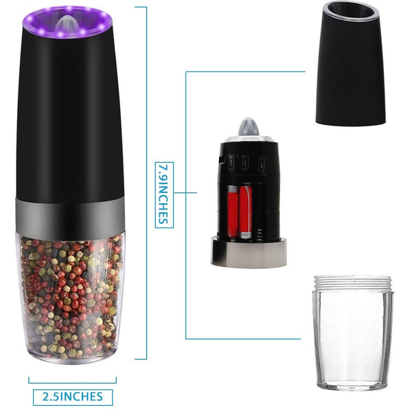 Electric Gravity Sensor Automatic Pepper Grinder Kitchen Tools - Yahko Merchandise