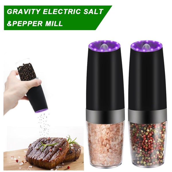 Electric Gravity Sensor Automatic Pepper Grinder Kitchen Tools - Yahko Merchandise