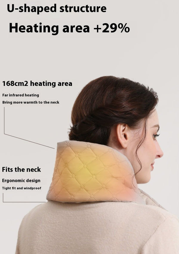 Electric Heating Scarf 3 Gear Heating Pads Outdoor Warm Heated Scarf USB Heater Thermal Shawl Neck Brace Warm Bib For Women Men - Yahko Merchandise
