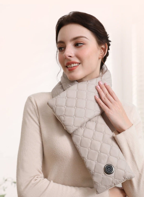 Electric Heating Scarf 3 Gear Heating Pads Outdoor Warm Heated Scarf USB Heater Thermal Shawl Neck Brace Warm Bib For Women Men - Yahko Merchandise