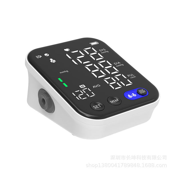 Electronic Blood Pressure Monitor Ultra Clear Large Screen Pulse Sphygmomanometer For Real - time Measurement Of Blood Pressure - Yahko Merchandise