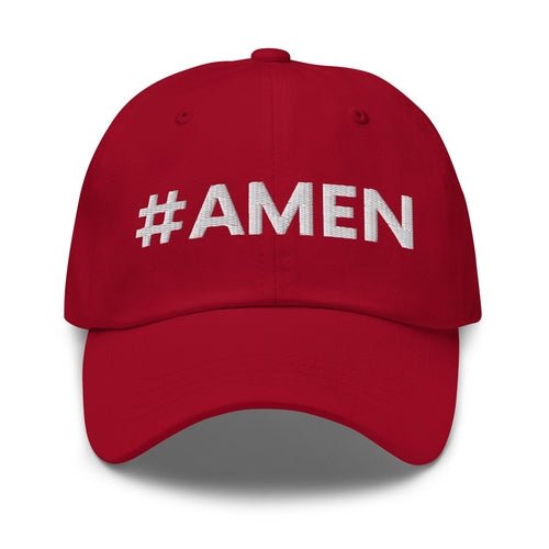 Embroidered Adjustable Baseball Cap - amen - Yahko Merchandise