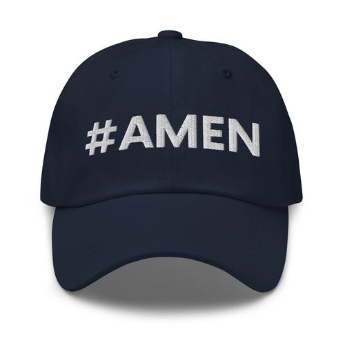 Embroidered Adjustable Baseball Cap - amen - Yahko Merchandise