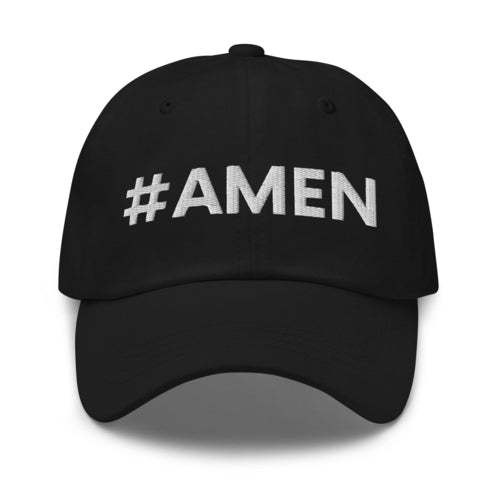 Embroidered Adjustable Baseball Cap - amen - Yahko Merchandise