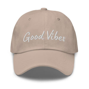 Embroidered Baseball Cap - Adjustable - Good Vibes - Yahko Merchandise