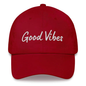 Embroidered Baseball Cap - Adjustable - Good Vibes - Yahko Merchandise