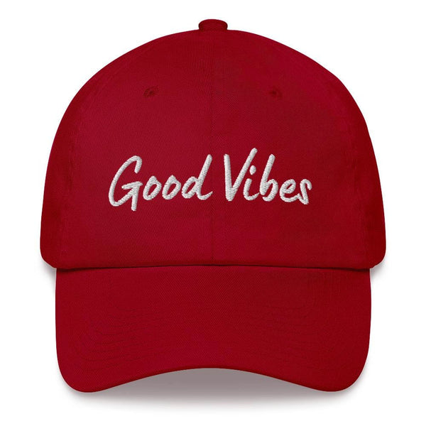 Embroidered Baseball Cap - Adjustable - Good Vibes - Yahko Merchandise