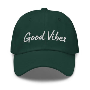 Embroidered Baseball Cap - Adjustable - Good Vibes - Yahko Merchandise