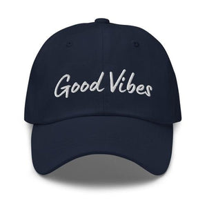 Embroidered Baseball Cap - Adjustable - Good Vibes - Yahko Merchandise