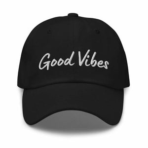 Embroidered Baseball Cap - Adjustable - Good Vibes - Yahko Merchandise