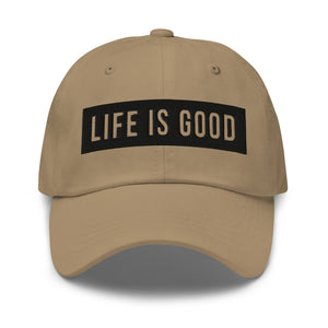 Embroidered Baseball Cap - Adjustable - Life is Good - Yahko Merchandise