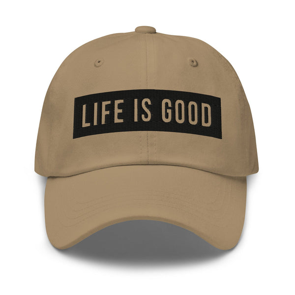 Embroidered Baseball Cap - Adjustable - Life is Good - Yahko Merchandise