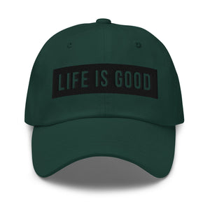 Embroidered Baseball Cap - Adjustable - Life is Good - Yahko Merchandise