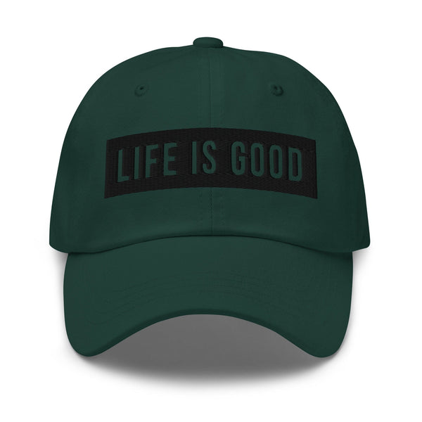 Embroidered Baseball Cap - Adjustable - Life is Good - Yahko Merchandise