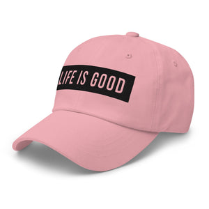 Embroidered Baseball Cap - Adjustable - Life is Good - Yahko Merchandise