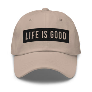 Embroidered Baseball Cap - Adjustable - Life is Good - Yahko Merchandise