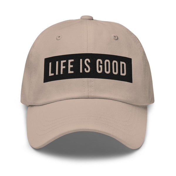 Embroidered Baseball Cap - Adjustable - Life is Good - Yahko Merchandise