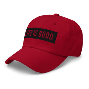 Embroidered Baseball Cap - Adjustable - Life is Good - Yahko Merchandise