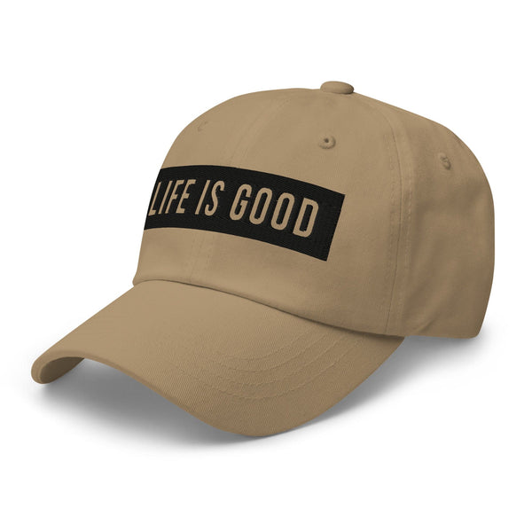 Embroidered Baseball Cap - Adjustable - Life is Good - Yahko Merchandise