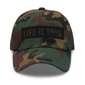 Embroidered Baseball Cap - Adjustable - Life is Good - Yahko Merchandise