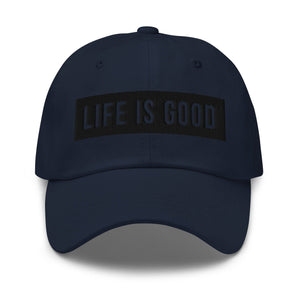 Embroidered Baseball Cap - Adjustable - Life is Good - Yahko Merchandise