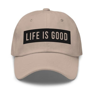 Embroidered Baseball Cap - Adjustable - Life is Good - Yahko Merchandise