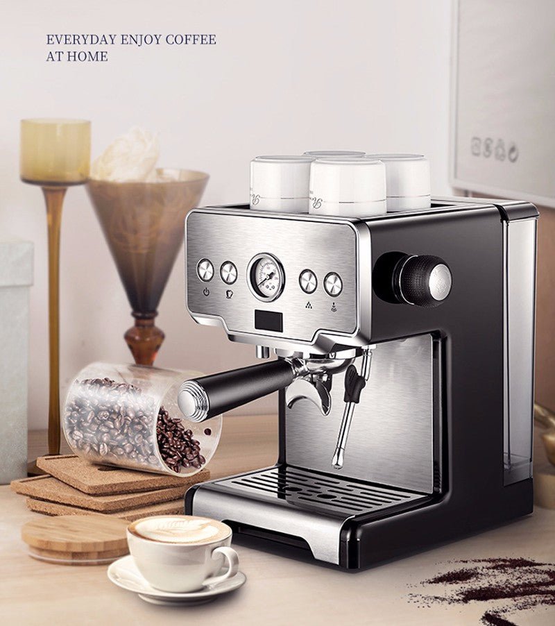 Espresso Coffee Maker Stainless Steel Italian Coffee Machine - Yahko Merchandise