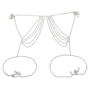 European And American Multi - layer Rhinestone Waist Chain Jewelry Rhinestone Jewelry - Yahko Merchandise