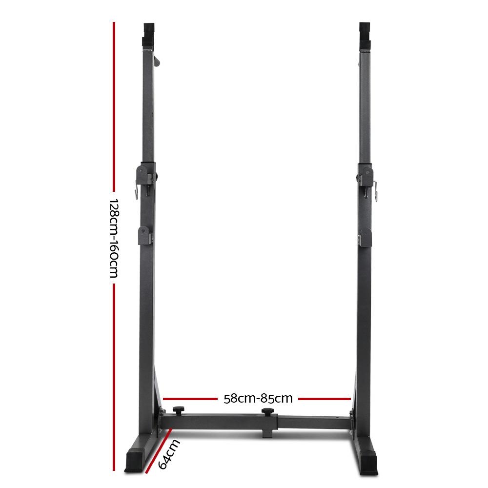 Everfit Weight Bench Adjustable Squat Rack Home Gym Equipment 300kg - Yahko Merchandise
