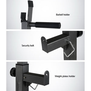 Everfit Weight Bench Adjustable Squat Rack Home Gym Equipment 300kg - Yahko Merchandise