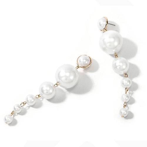 Exaggerated Big Earrings, Pearl Flowers, Ladies Temperament Earrings - Yahko Merchandise