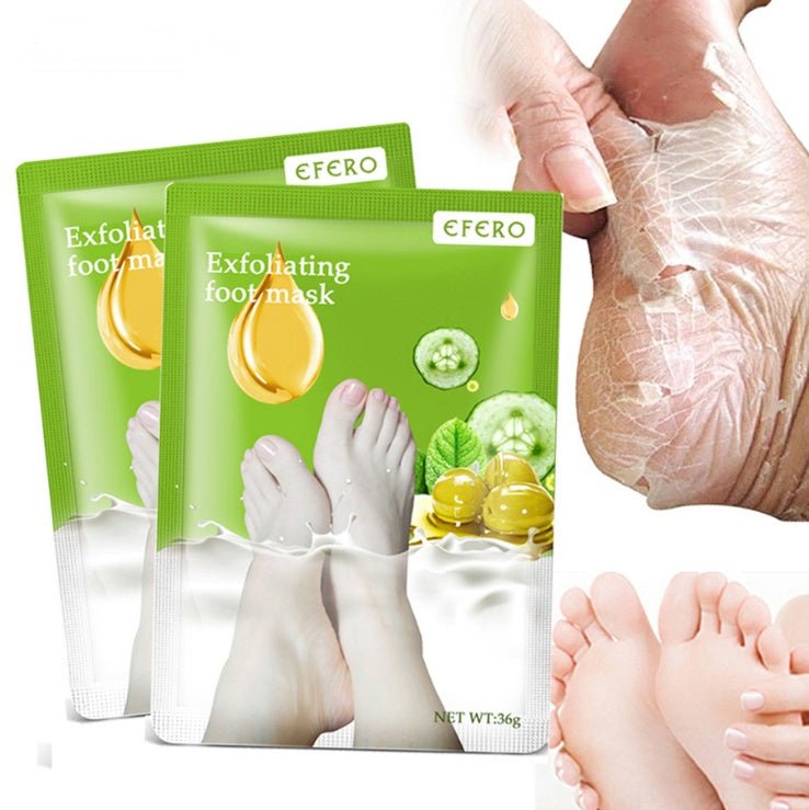 Exfoliating Foot Mask Foot SPA Pedicure Socks Removing Dead Skin Whitening Heels Feet Peeling Anti Cracked Foot Skin Care - Yahko Merchandise