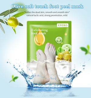 Exfoliating Foot Mask Foot SPA Pedicure Socks Removing Dead Skin Whitening Heels Feet Peeling Anti Cracked Foot Skin Care - Yahko Merchandise