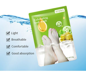 Exfoliating Foot Mask Foot SPA Pedicure Socks Removing Dead Skin Whitening Heels Feet Peeling Anti Cracked Foot Skin Care - Yahko Merchandise